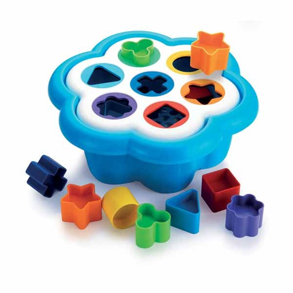 Quercetti Daisy Shape Sorter toy, imported from the UK