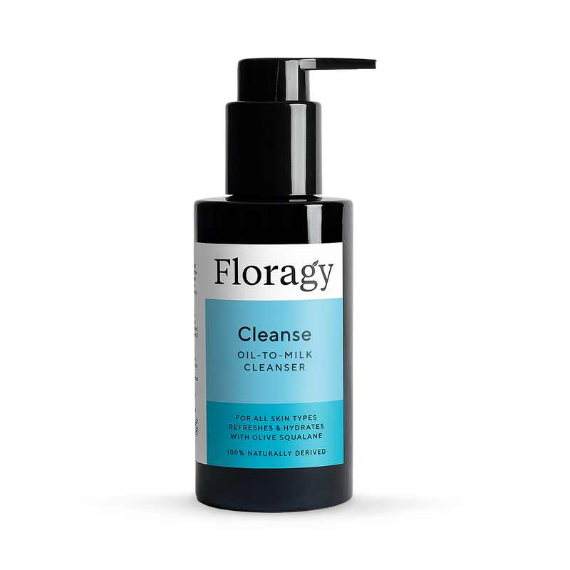 Botanical oil-to-milk cleanser, imported from the UK