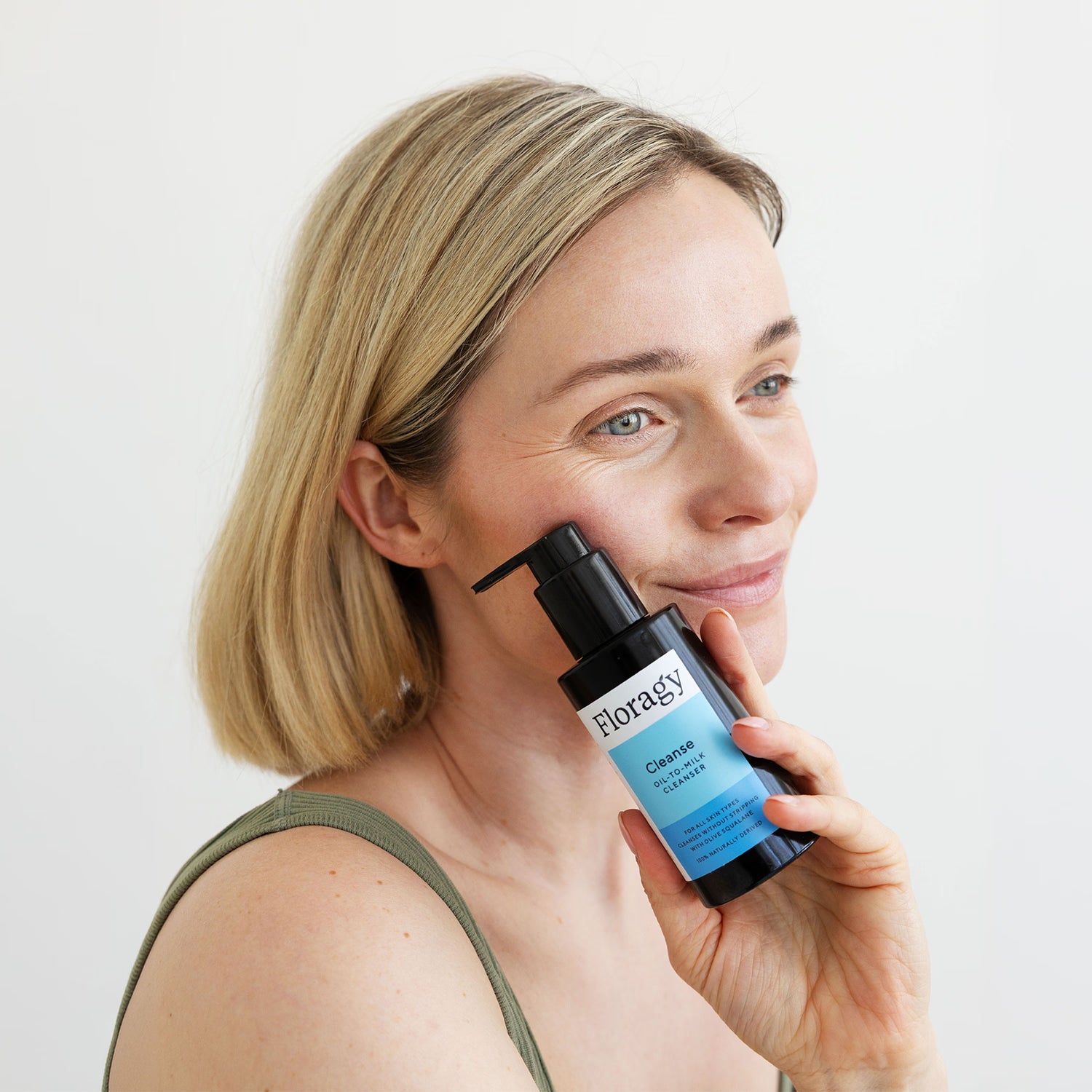 Botanical oil-to-milk cleanser, imported from the UK