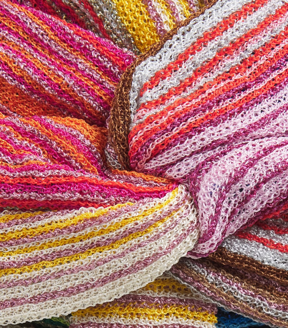 Missoni knot-front stripe turban - British product