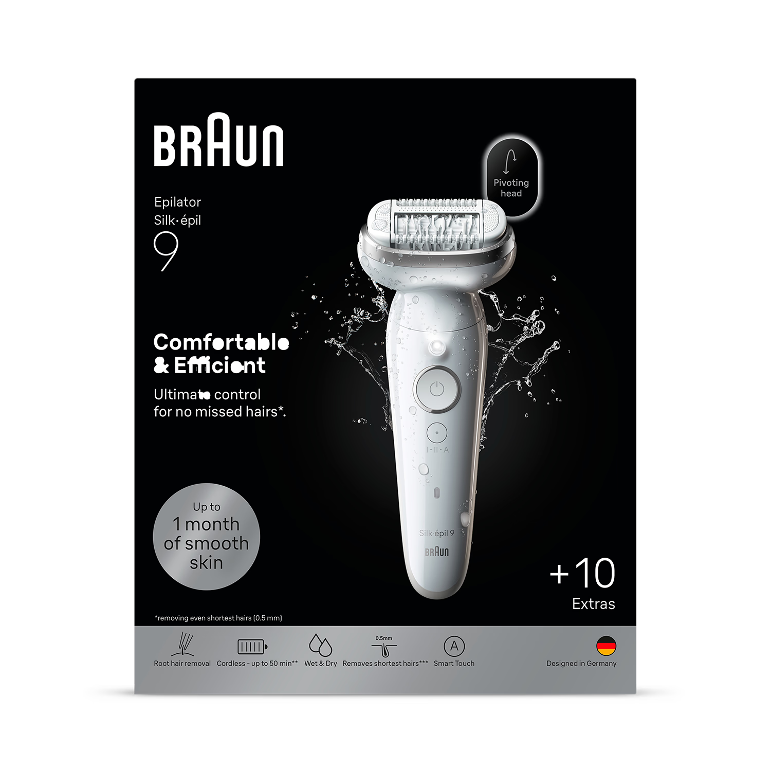 Braun Silk·épil 9 wet and dry epilator (British brand)