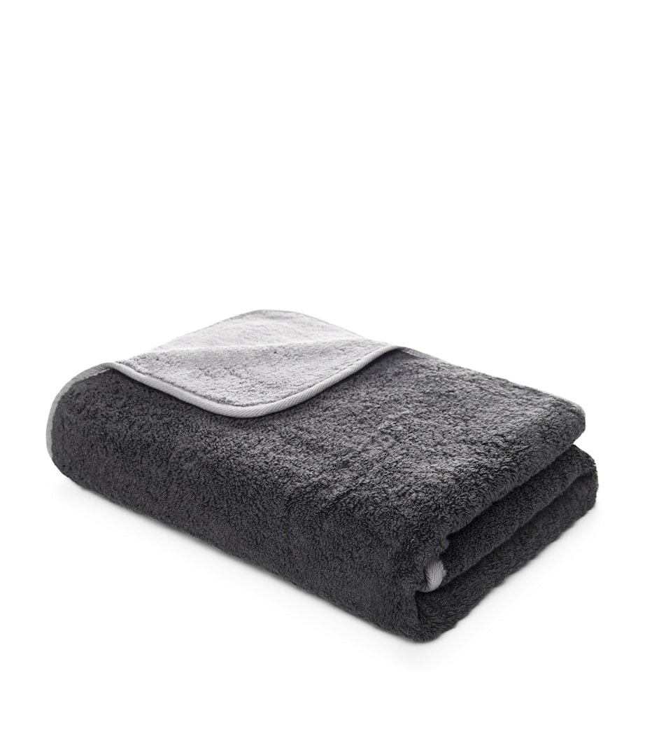 GRACCIOZA Bicolore bath sheet 95cm x 150cm, UK version