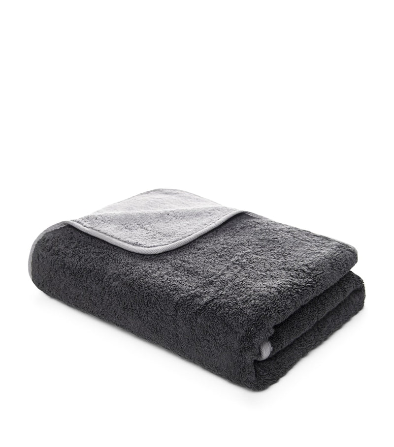 GRACCIOZA Bicolore bath sheet 95cm x 150cm, UK version