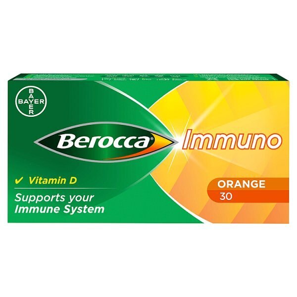 Berocca® Immuno - Energy & Immune Support 30 Tablets GOODS Superdrug   