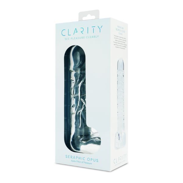 Clarity glass dildo Seraphic Opus 7.2 inch, UK version