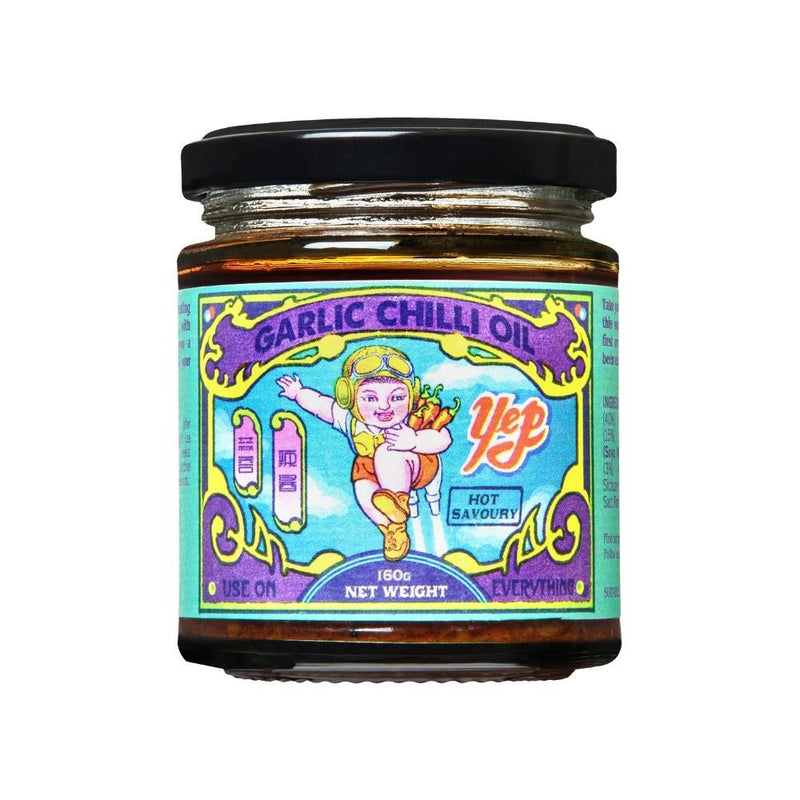 Yep Kitchen garlic chilli oil condiment - British product