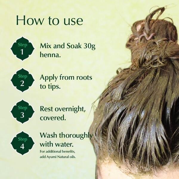 Ayumi Herbal Henna with 9 Himalayan herbs 150g, imported from the UK