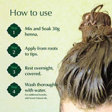 Ayumi Herbal Henna with 9 Himalayan herbs 150g, imported from the UK