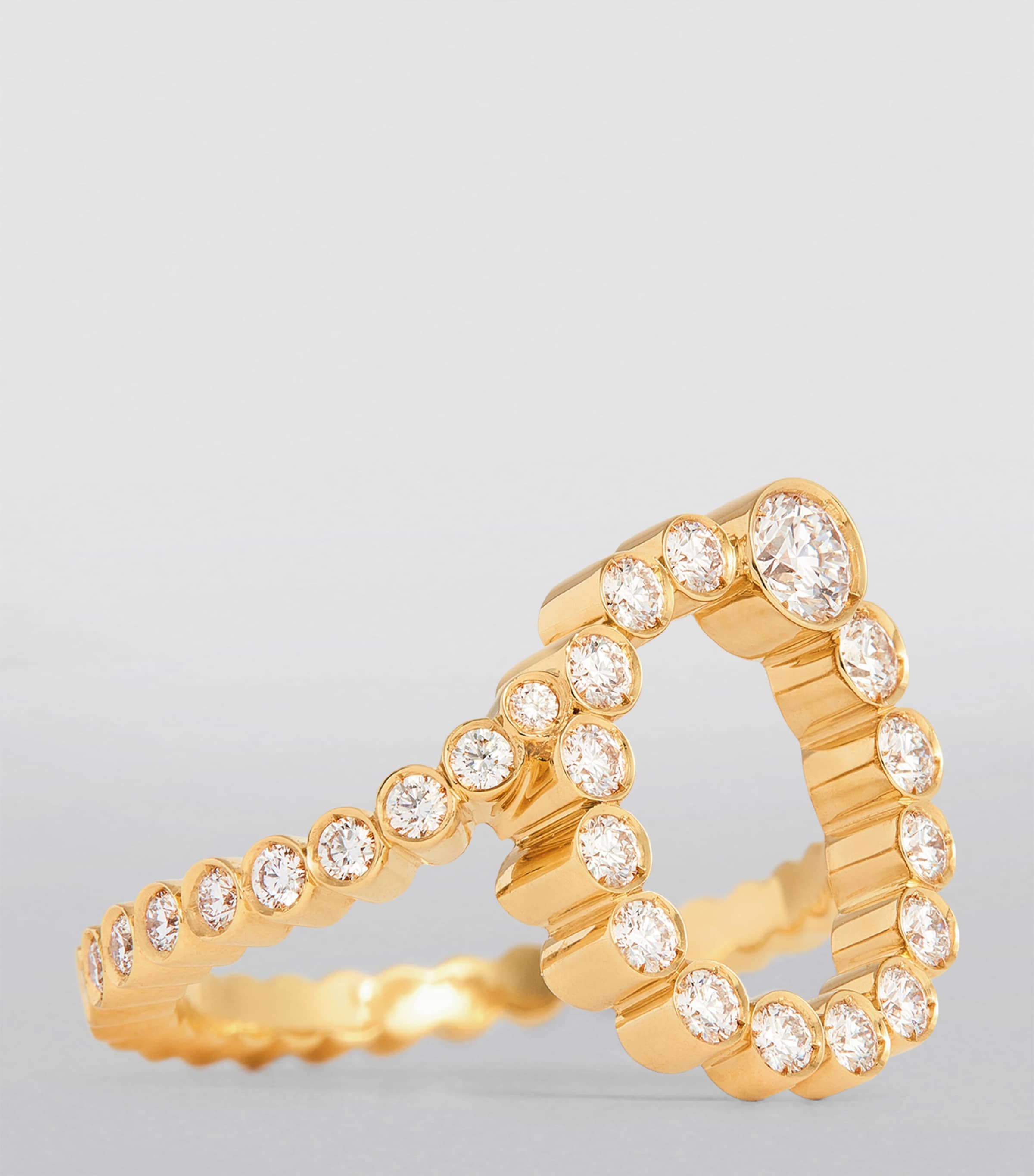 Sophie Bille Brahe Ensemble O ring yellow gold diamond, UK version