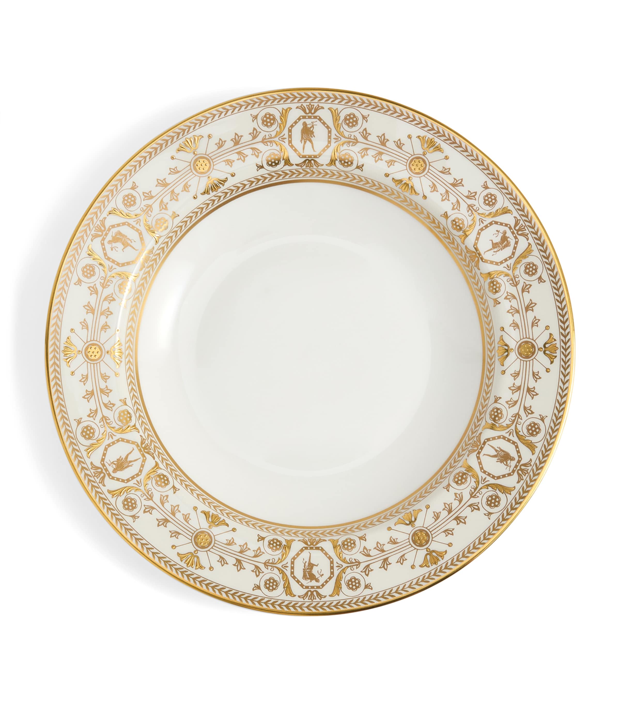 Wedgwood bone china Bacchus Rim soup plate 23cm (British brand)
