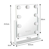 Livingandhome Hollywood Vanity Mirror, UK version