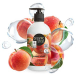 Organic Shop hand soap Rose & Peach 500ml, UK version