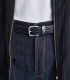 Emporio Armani woven leather belt 3cm - British product