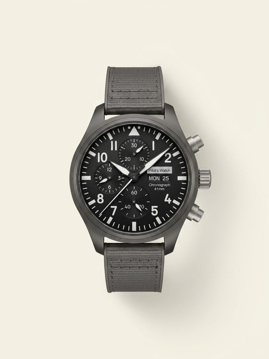 IWC Pilot Chronograph ceramic automatic watch 44.5mm - British product