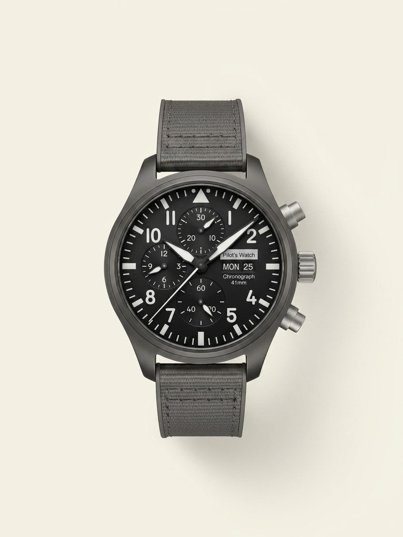 IWC Pilot Chronograph ceramic automatic watch 44.5mm - British product