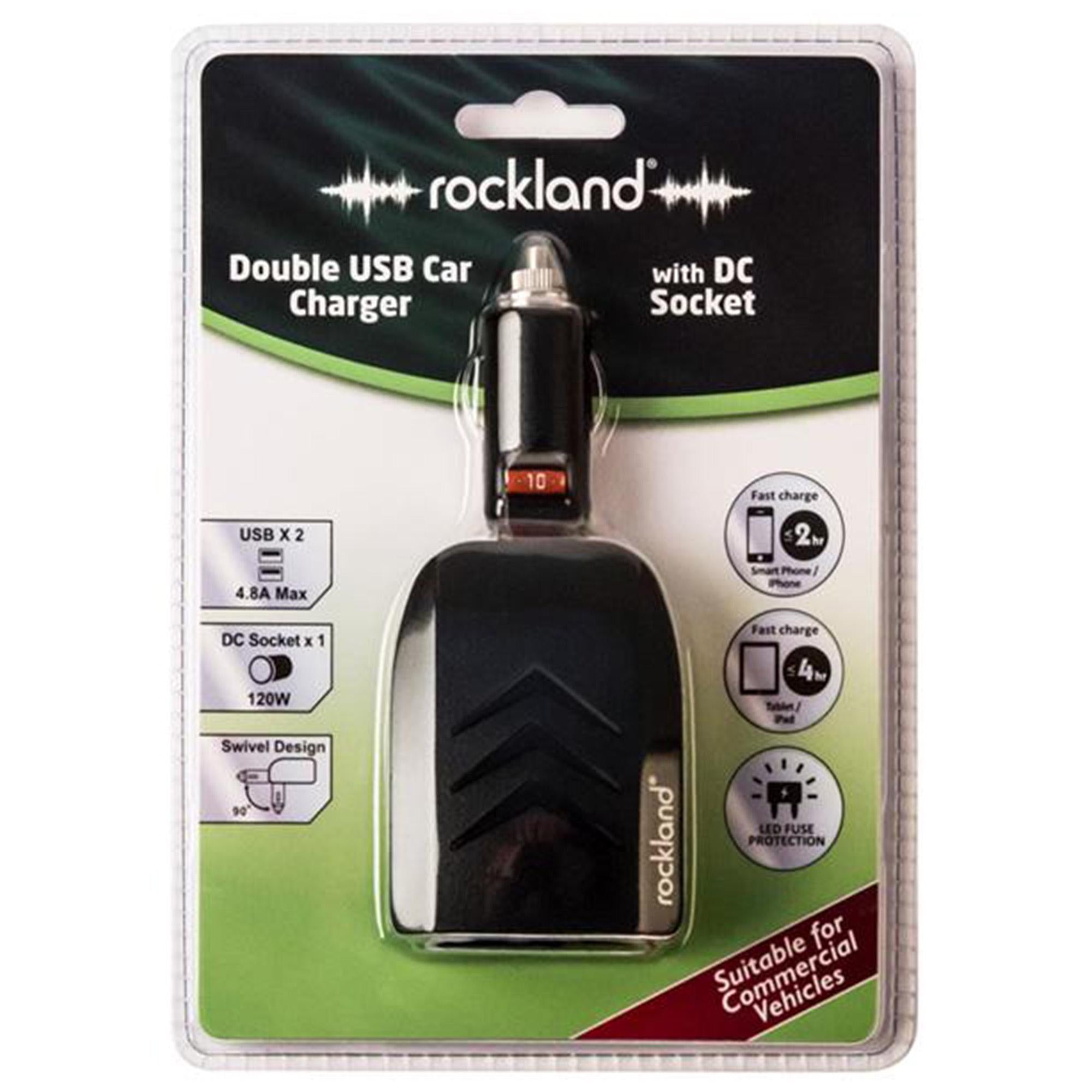 Rockland Double USB Car Charger GOODS Sainsburys   