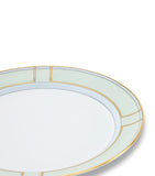 GINORI 1735 porcelain side plate in green 24cm, UK version
