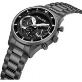 Police Driver III watch with stainless steel bracelet, imported from the UK