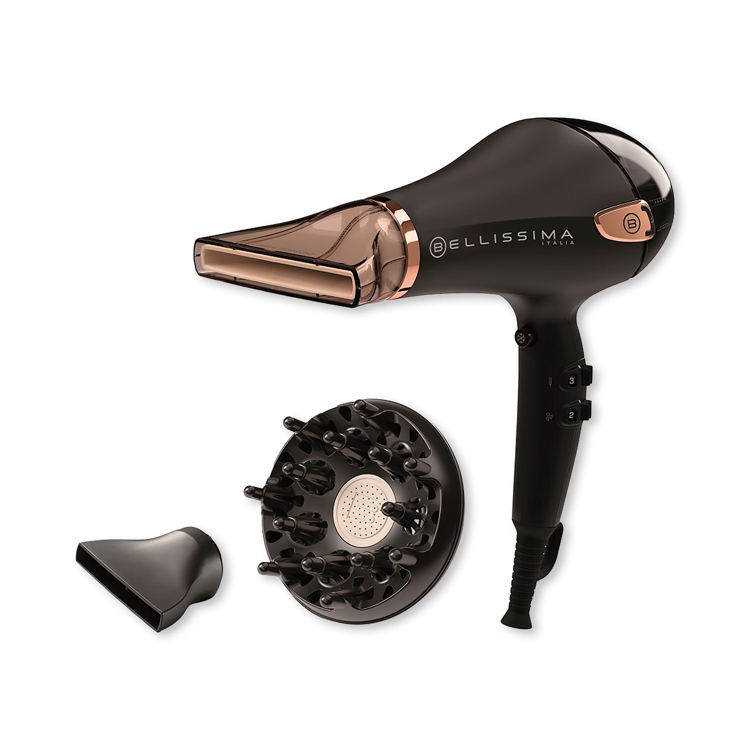 Bellissima Italia ceramic hair dryer, imported from the UK