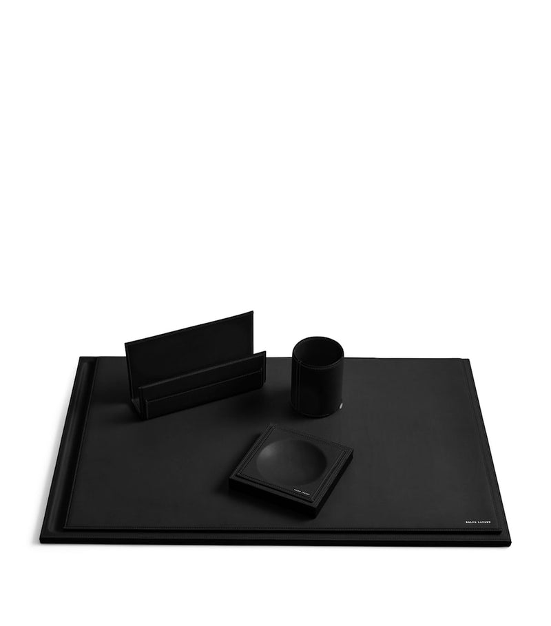 Ralph Lauren leather catchall, imported from the UK