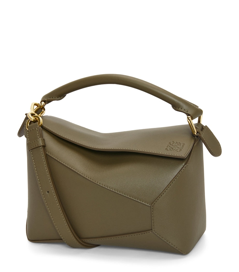 LOEWE Small Leather Puzzle Edge top-handle bag (British brand)