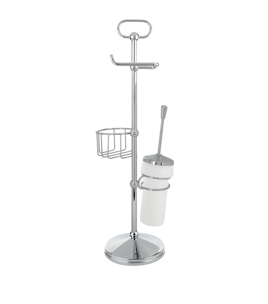 Zodiac cylinder toilet brush holder (British brand)