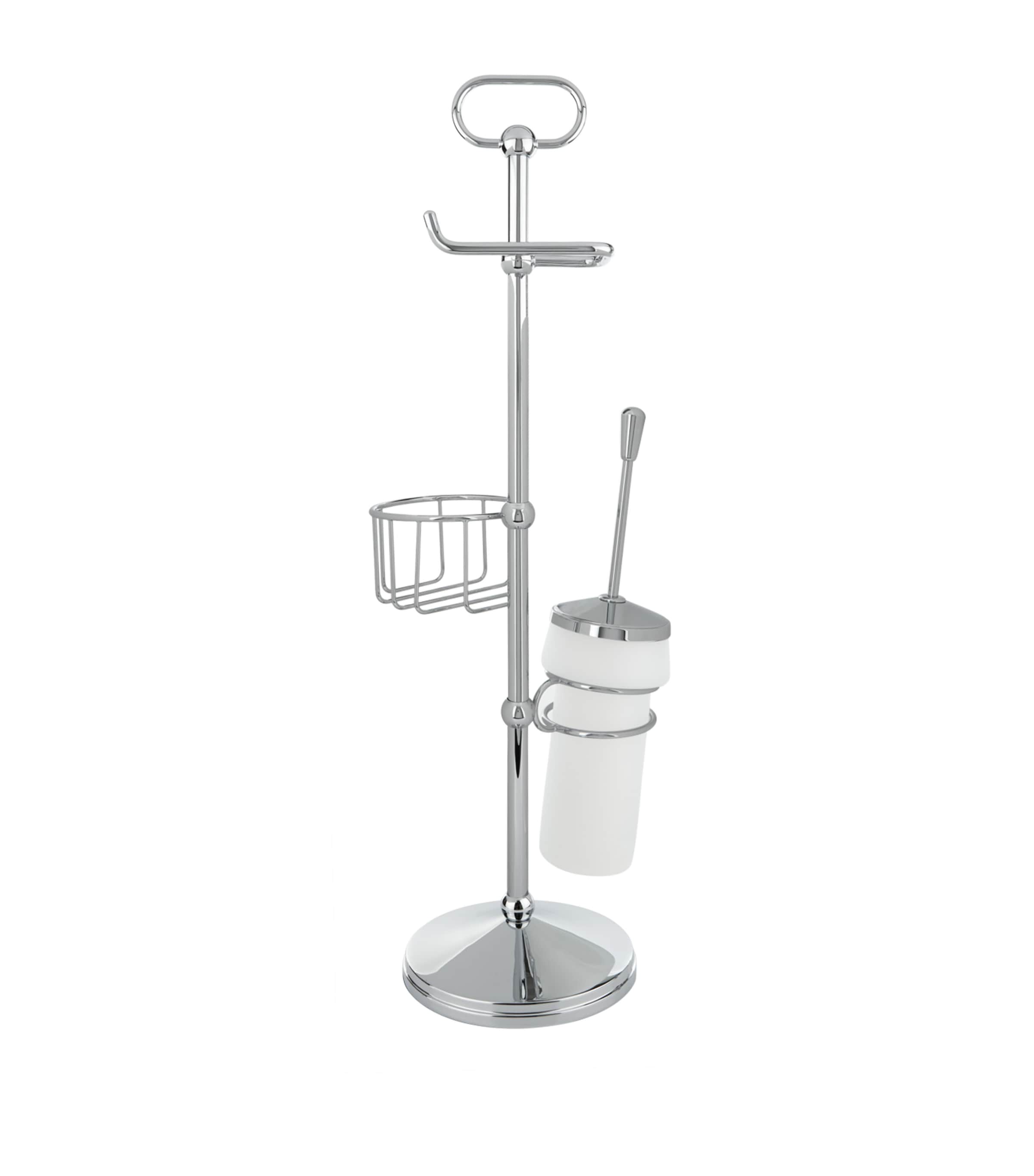 Zodiac cylinder toilet brush holder (British brand)