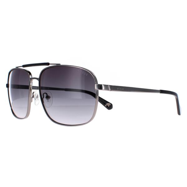 Guess GU5210 grey unisex aviator sunglasses, imported from the UK