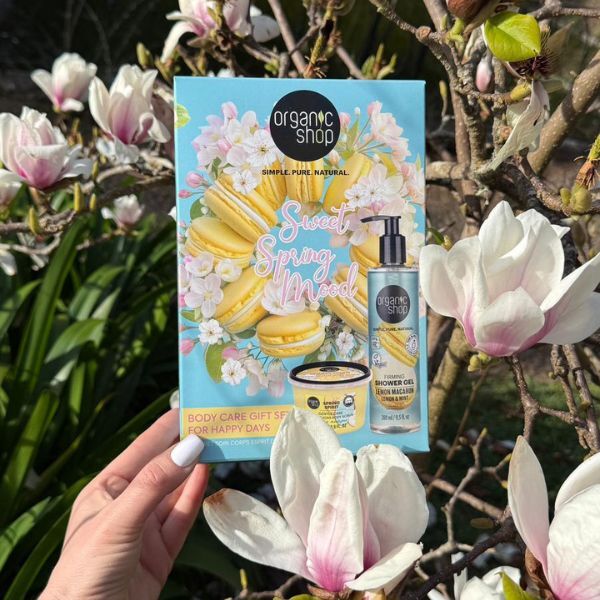 Organic Shop Sweet Spring Mood gift set 280ml 250ml (British brand)