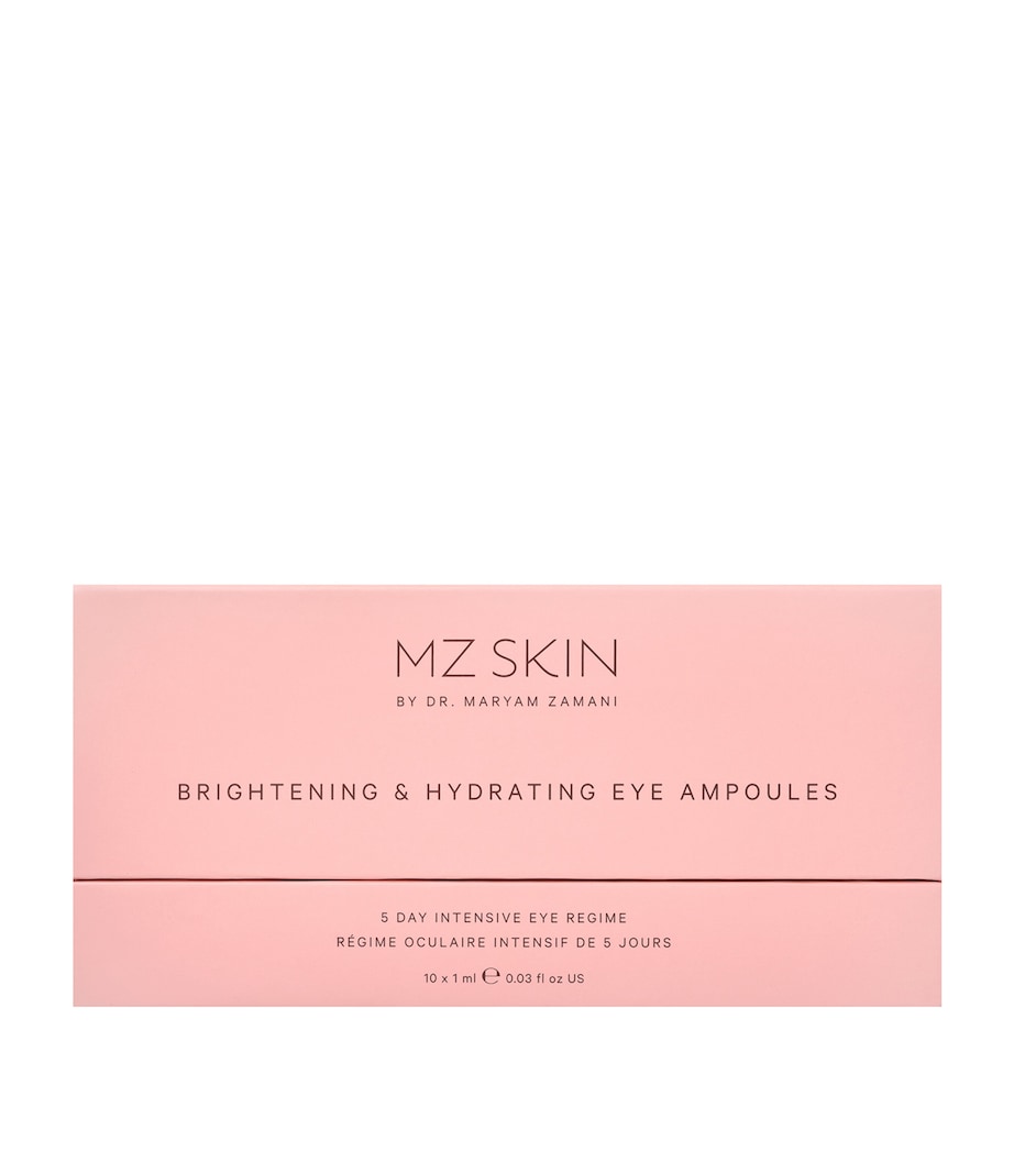 MZ Skin Brightening Hydrating Eye Ampoules 10x1ml, imported from the UK