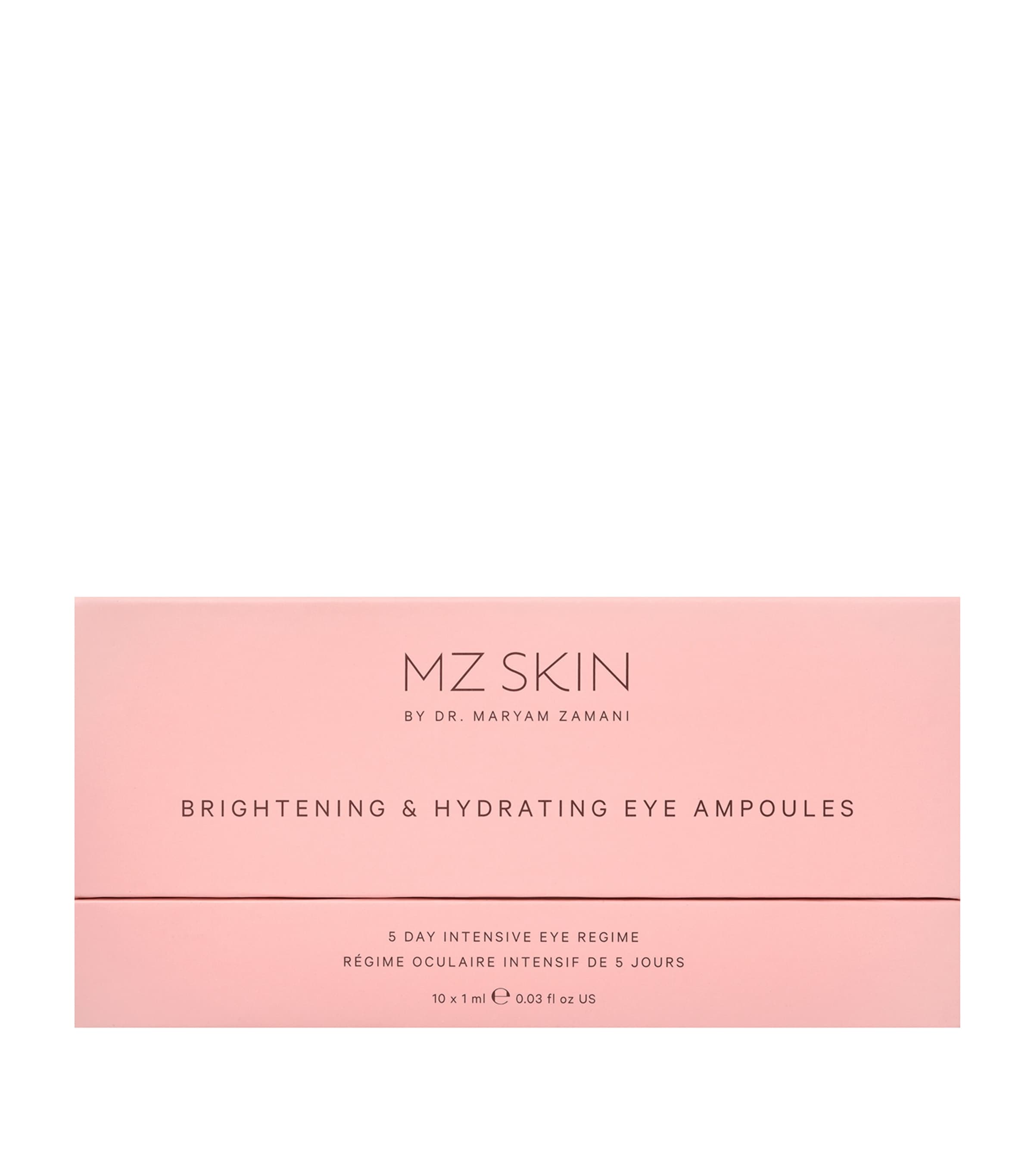 MZ Skin Brightening Hydrating Eye Ampoules 10x1ml, imported from the UK