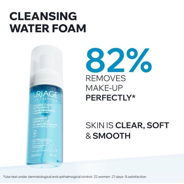 Uriage cleansing makeup remover foam 150ml (British brand)
