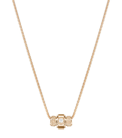 Harrods Piaget Rose Gold and Diamond Possession Pendant Necklace- Buy online at McGrocer