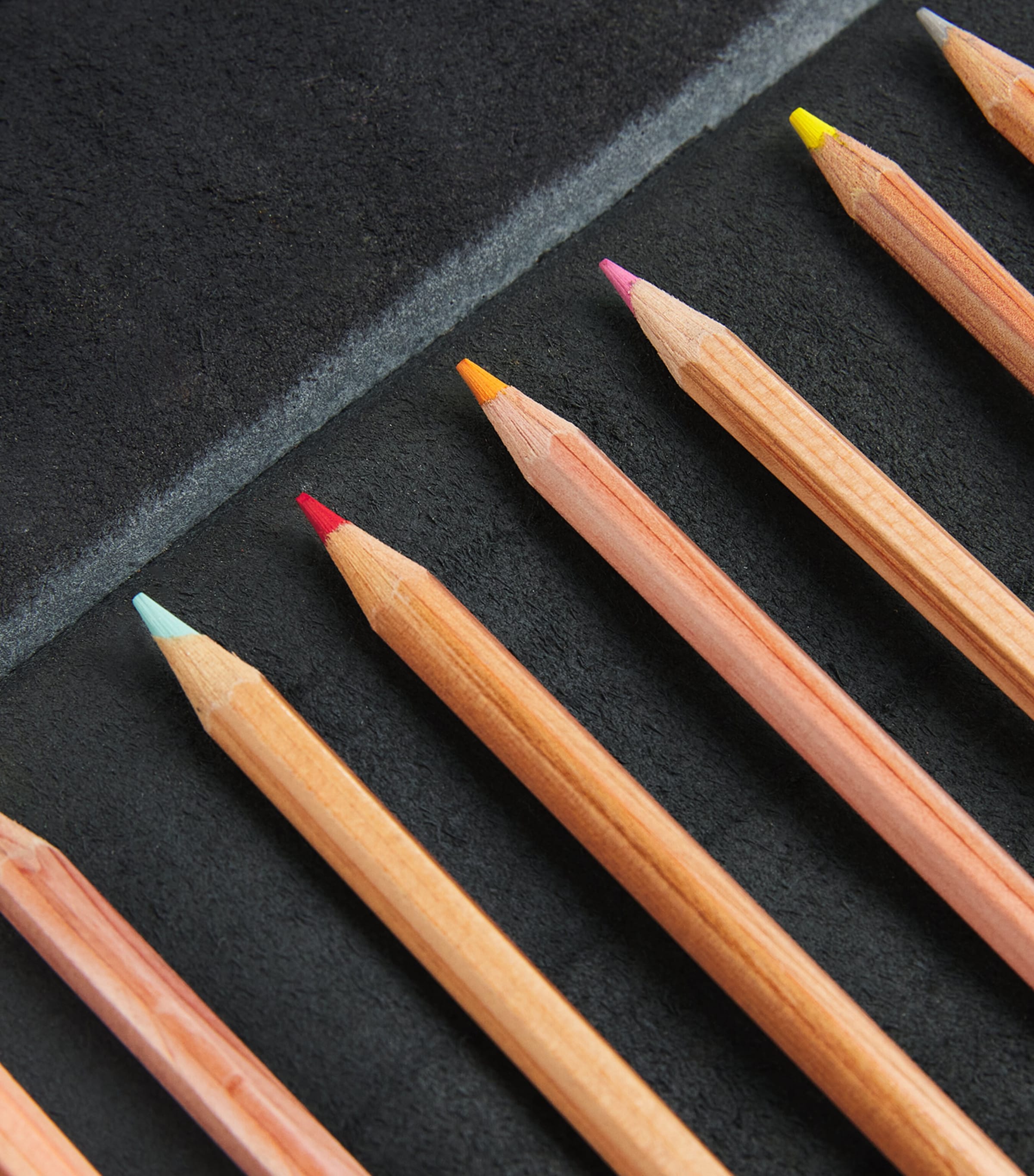 Harrods leather pencil wrap - British product