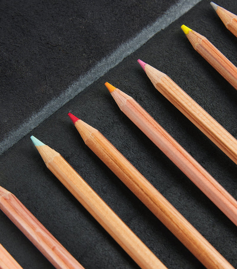 Harrods leather pencil wrap - British product