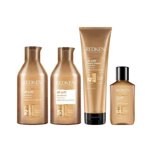 Redken All Soft Shampoo Conditioner Heavy Cream & Argan Oil