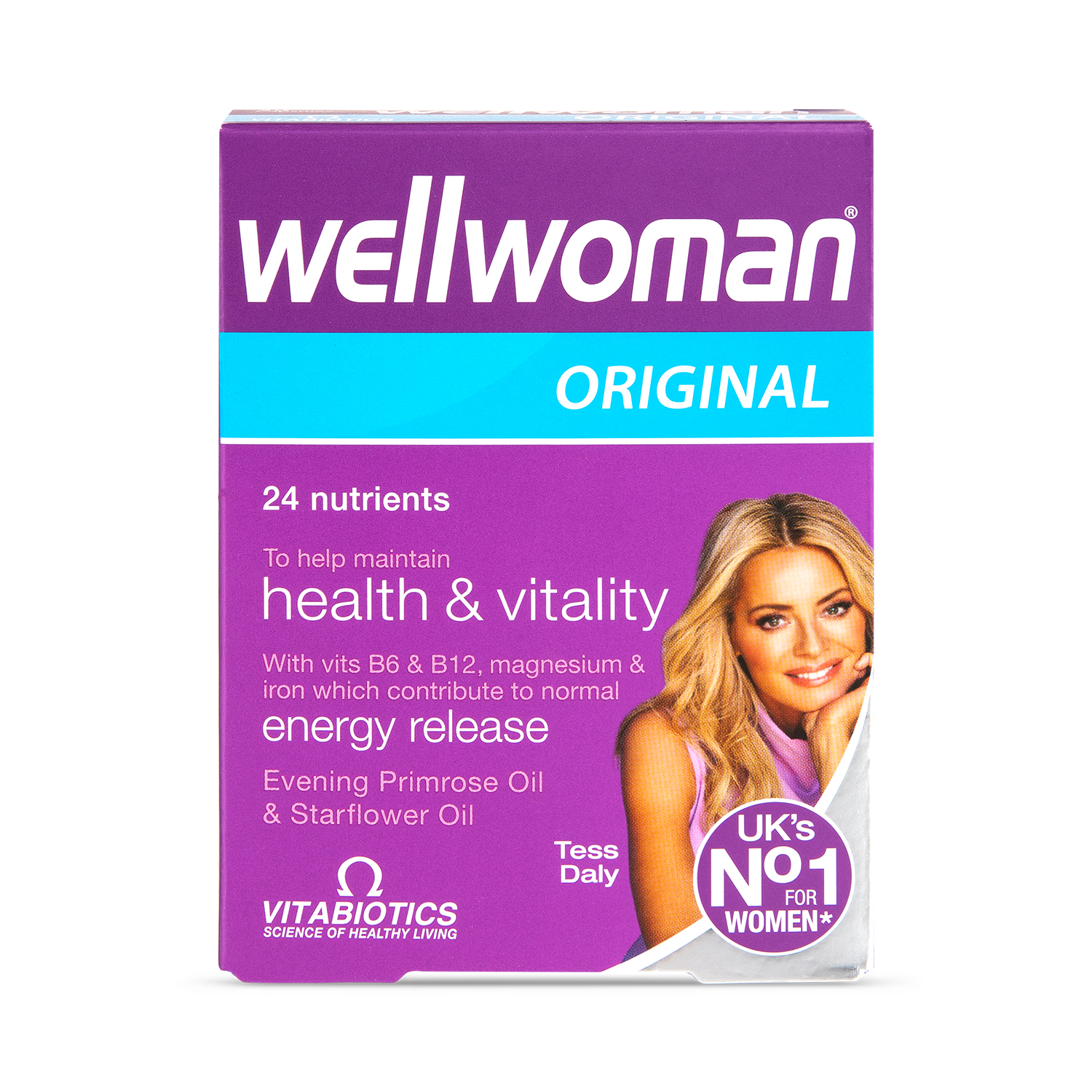 Vitabiotics Wellwoman multivitamin capsules 30 pack (British brand)