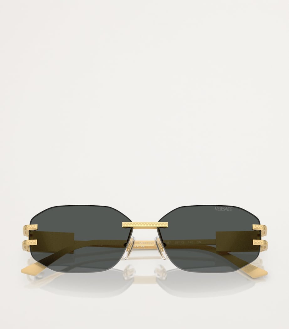 Versace metal sunglasses with UV protection (British brand)