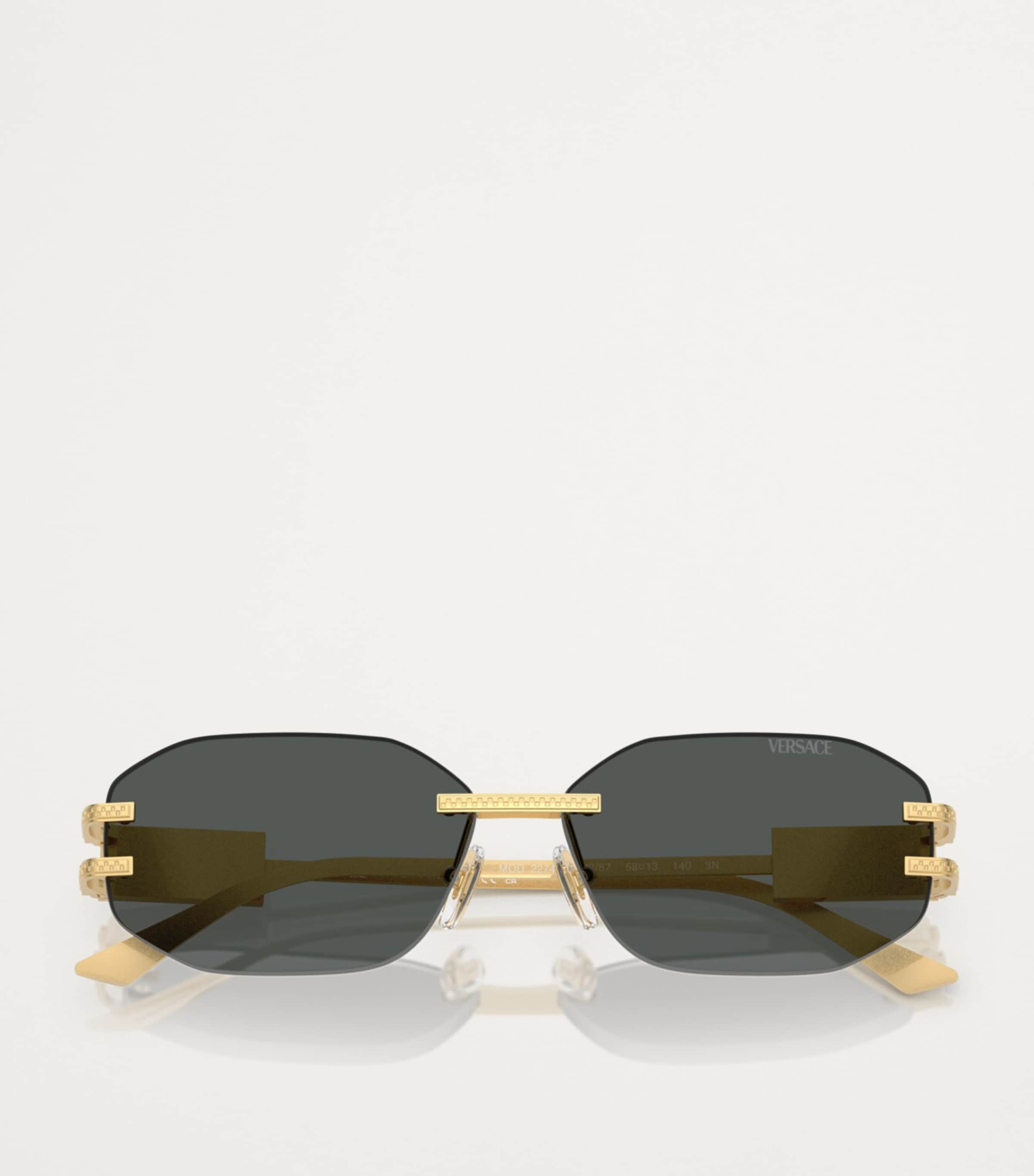 Versace metal sunglasses with UV protection (British brand)