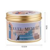 Livingandhome scented candle Black Cedar Juniper 100g, imported from the UK
