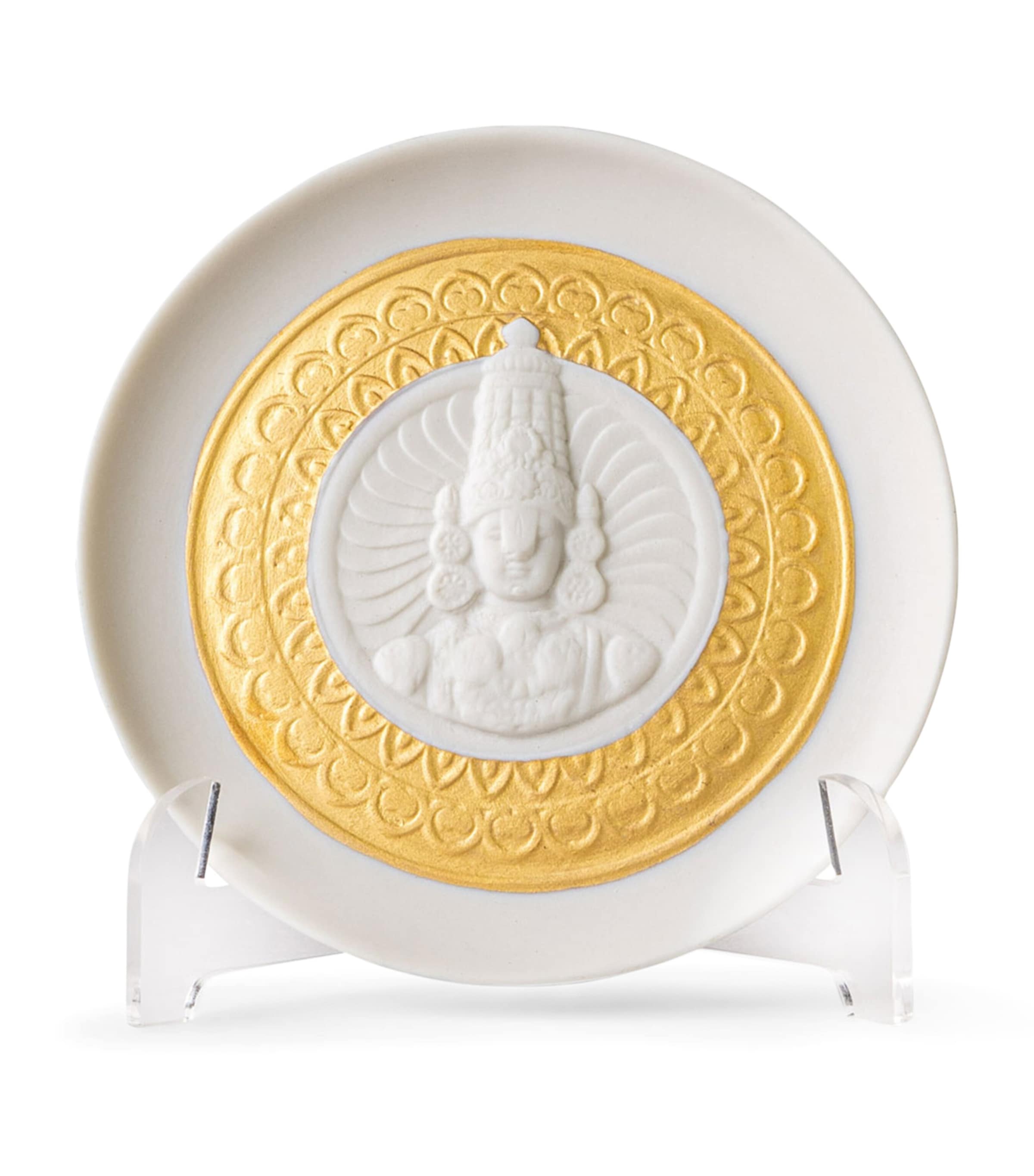 Lladró porcelain Lord Balaji plate, 10cm size, UK version