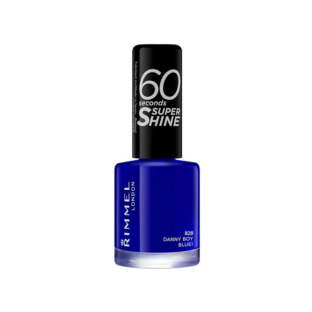 Rimmel 60 Seconds Super Shine Nail Polish Danny Boy Blue