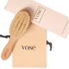 Baby brush with 100% goat hair bristles and wooden handle, UK version