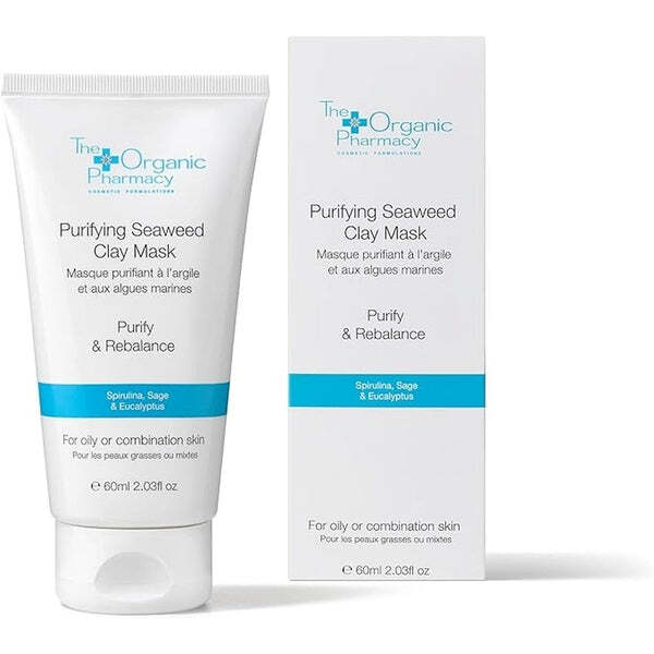 The Organic Pharmacy Purifying Seaweed Clay Mask 60ml, imported from the UK