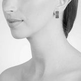 Cachet Callen polished gold hoop clip on earrings 2cm, UK version