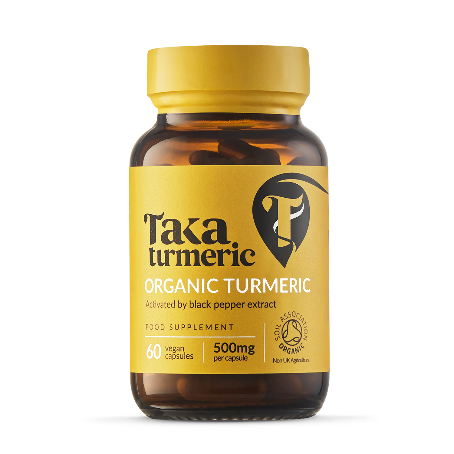 Taka Turmeric turmeric capsules with black pepper extract 60 capsules (British brand)