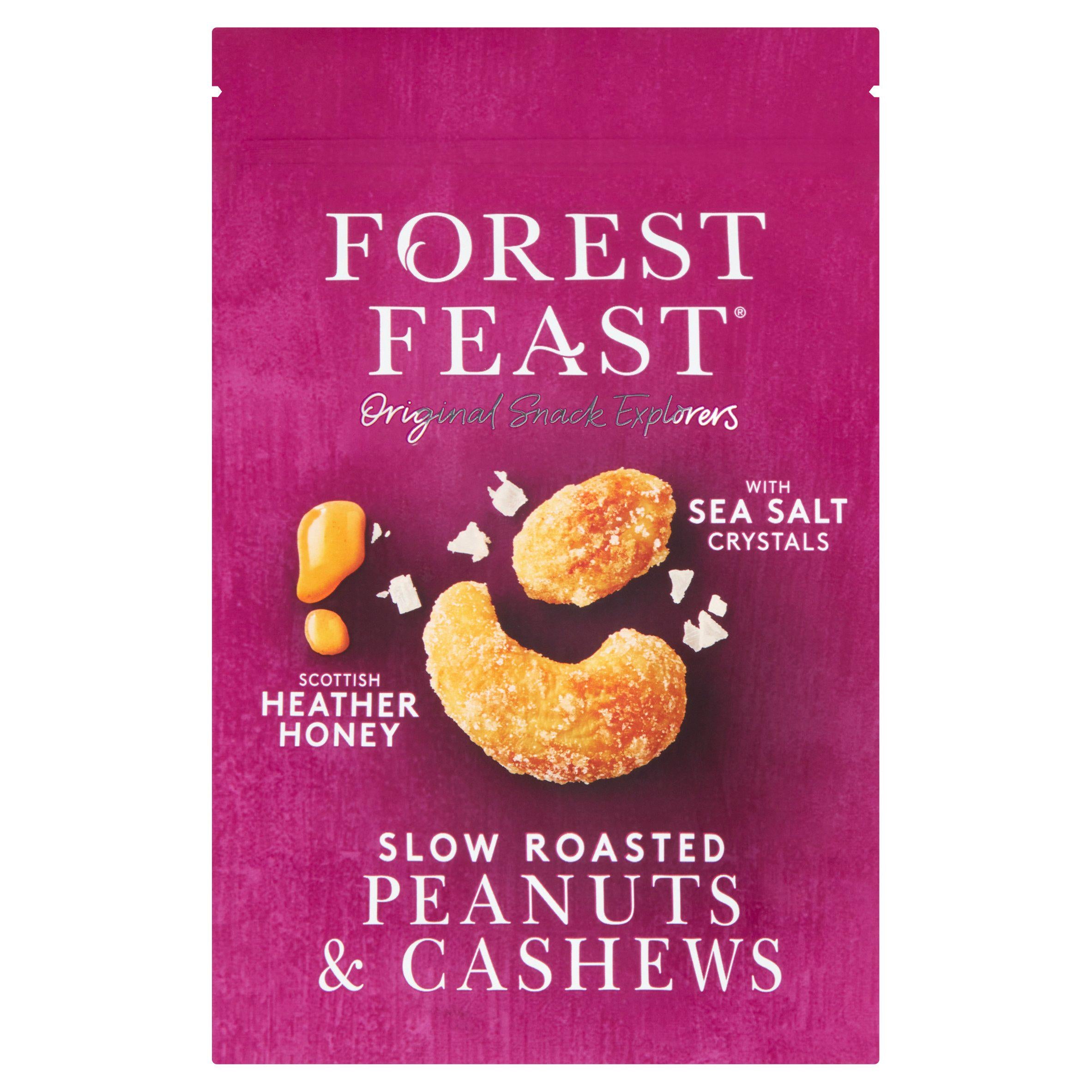 Forest Feast Slow Roasted Heather Honey Peanuts & Cashews 120g GOODS Sainsburys   