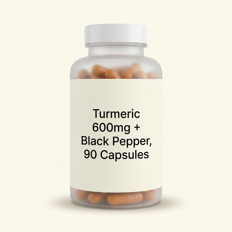 Holland & Barrett Turmeric Capsules Black Pepper 90, UK version