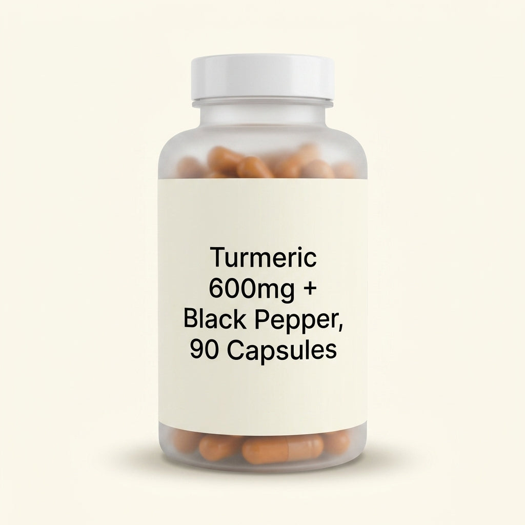 Holland & Barrett Turmeric Capsules Black Pepper 90, UK version