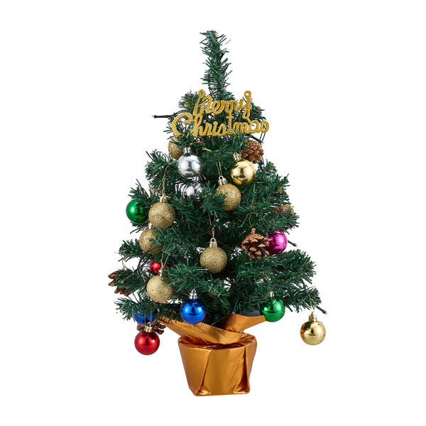 Livingandhome Christmas tree decor with timer and lights 54.5cm, UK version